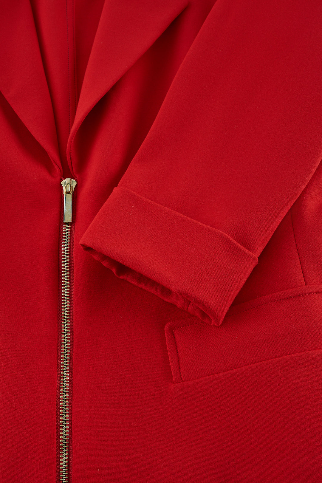 Notch Lapel Long Sleeve Blazer