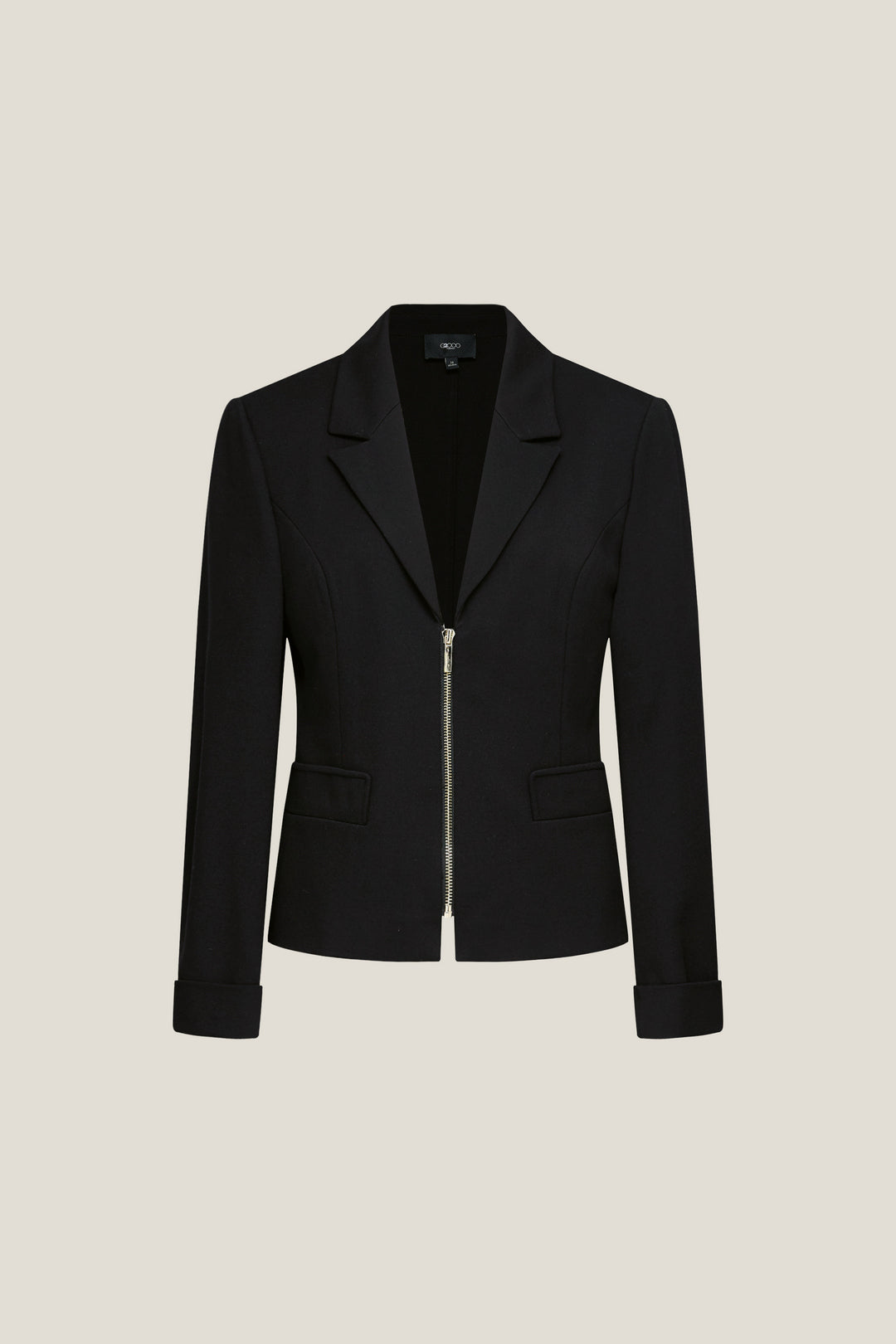 G2000 WOMAN-notch-lapel-long-sleeve-blazer-59216610-Black