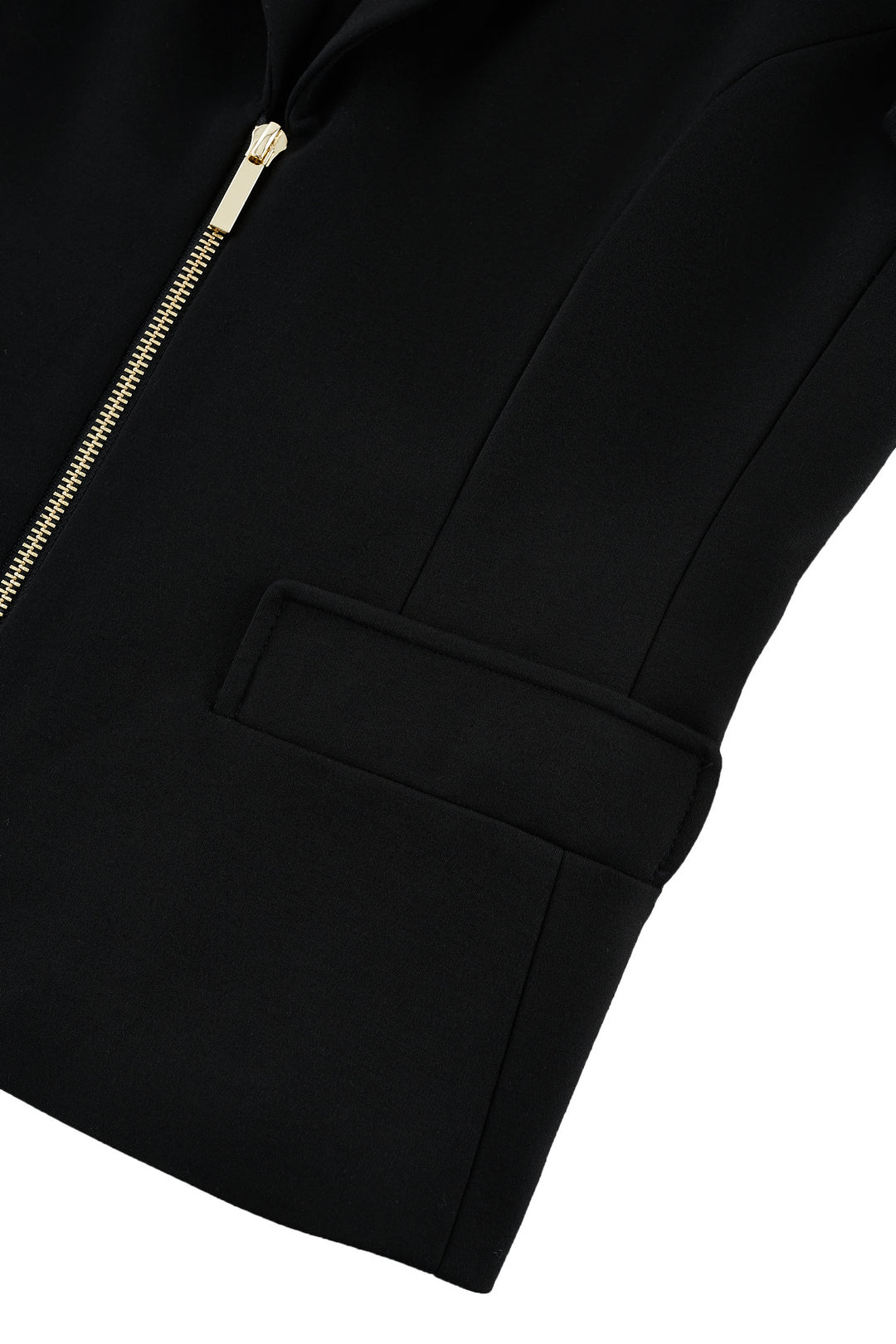 Notch Lapel Long Sleeve Blazer