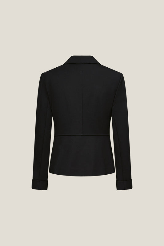 Notch Lapel Long Sleeve Blazer
