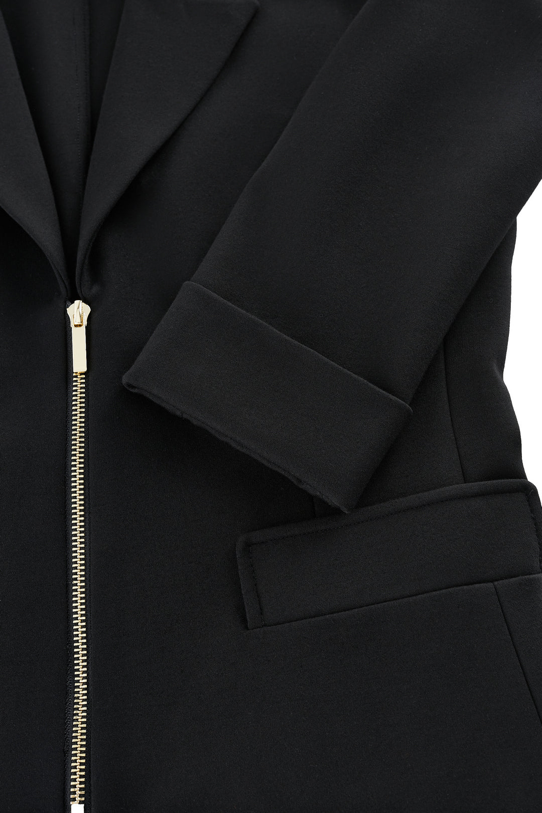 Notch Lapel Long Sleeve Blazer