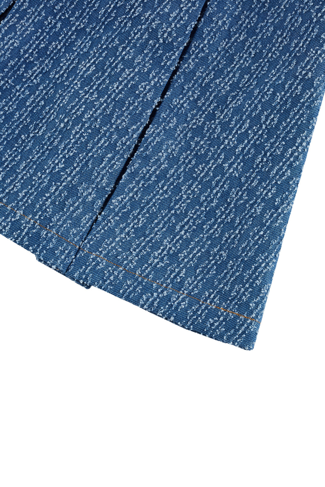 Denim Lapel Collar Dress