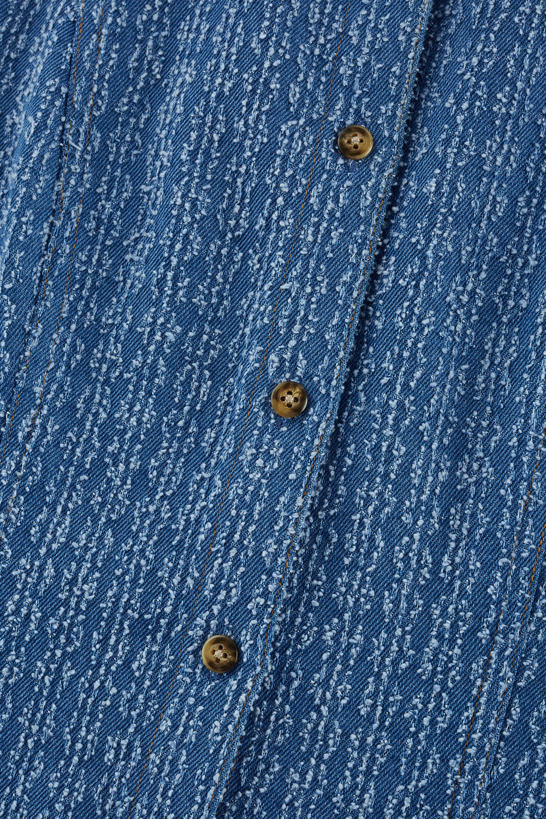 Denim Lapel Collar Dress