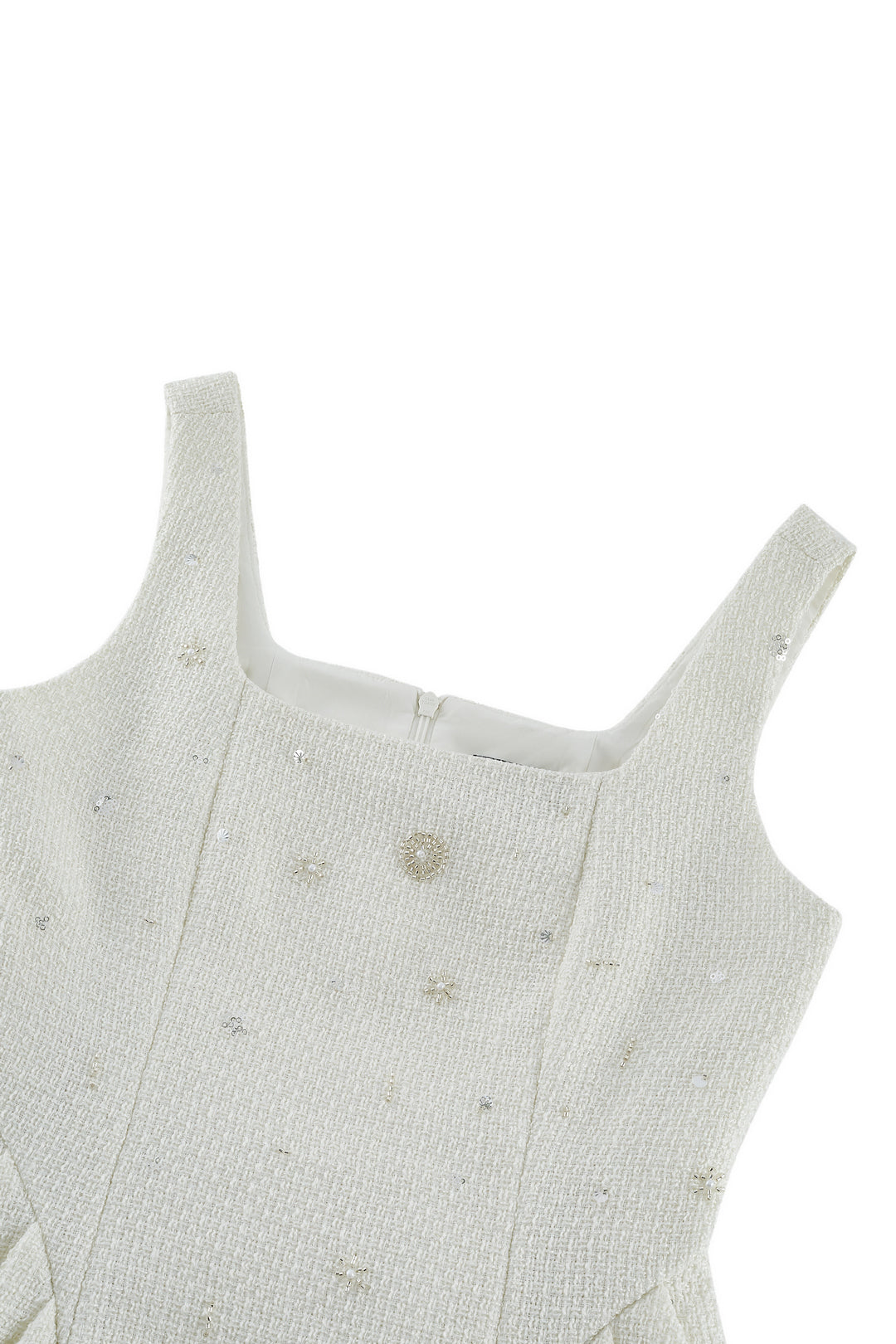 翻領無袖連身裙