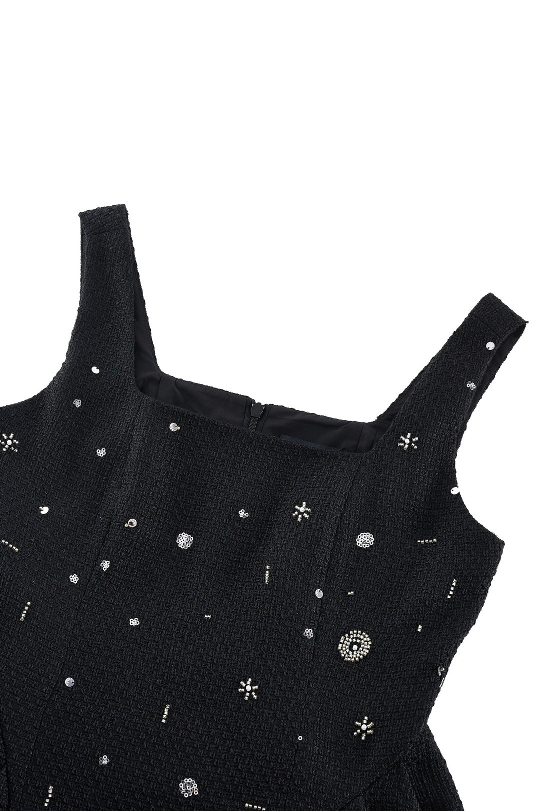 翻領無袖連身裙