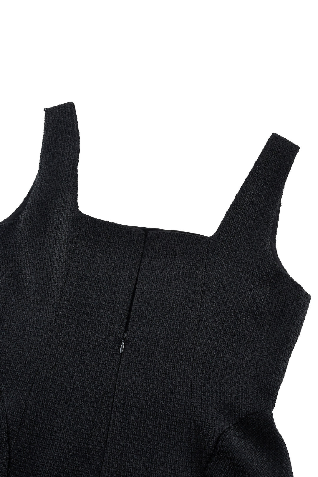 翻領無袖連身裙