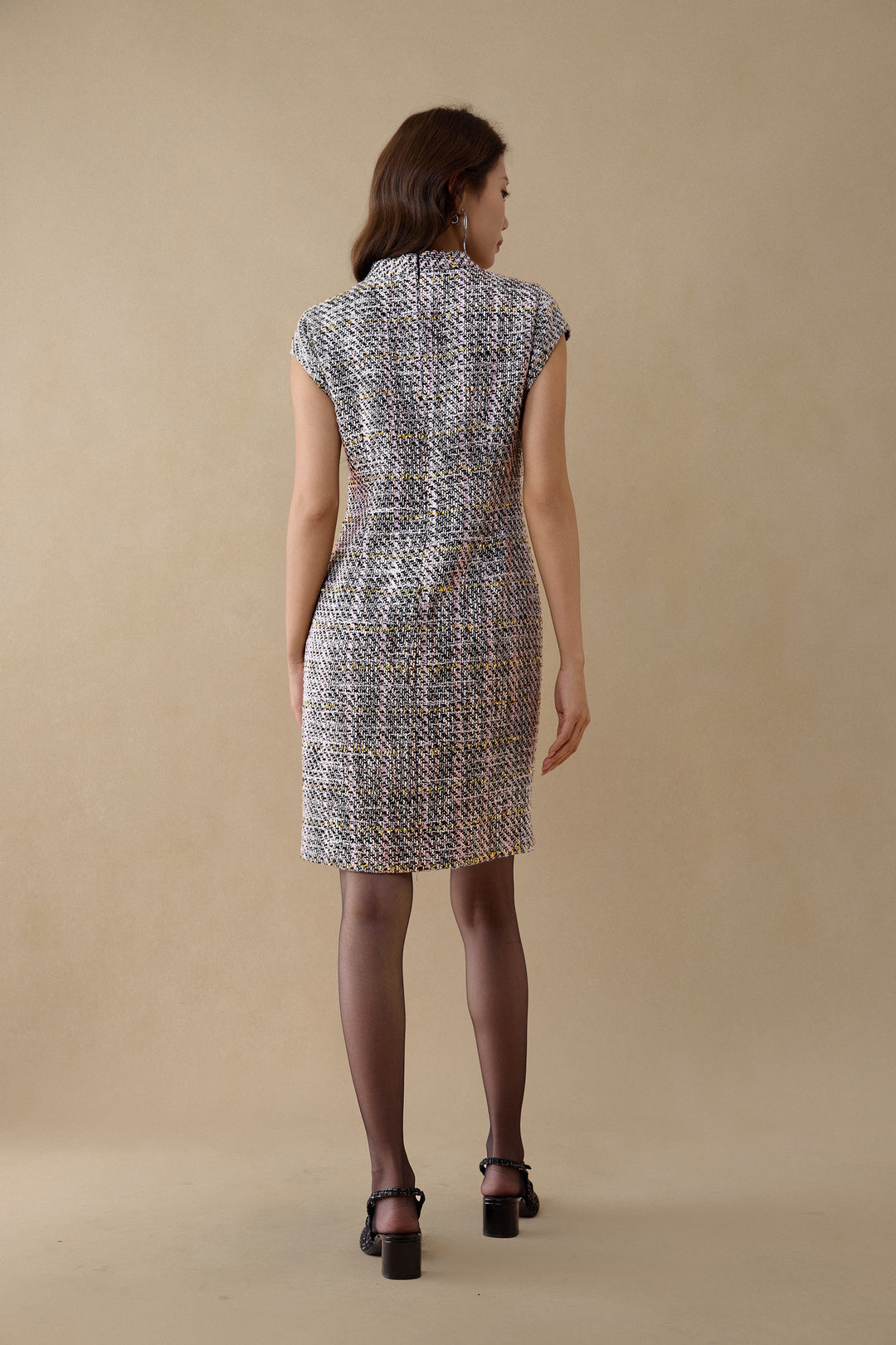 企領蓋袖連身裙