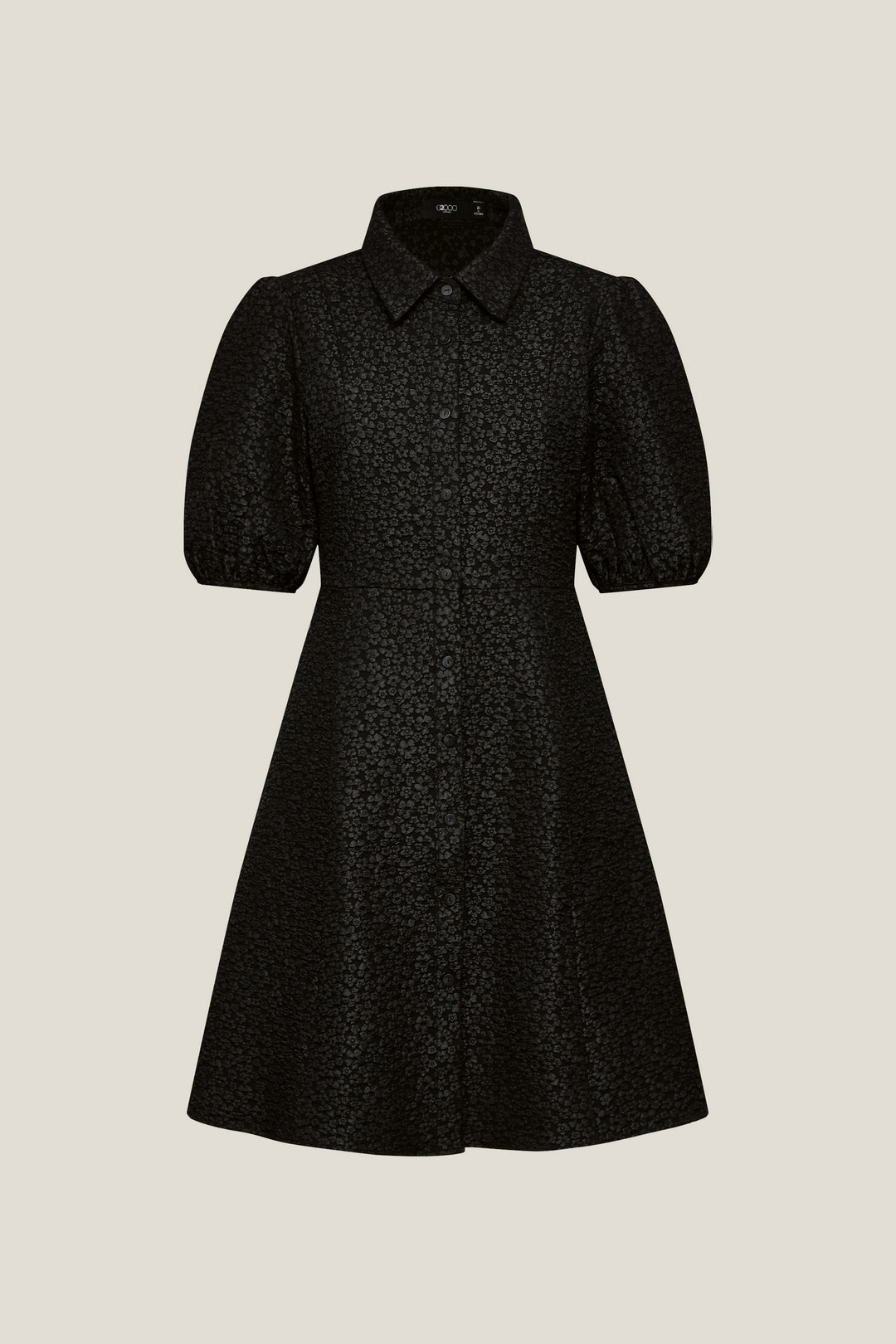 G2000 WOMAN-lapel-collar-half-sleeve-dress-59231146-Black