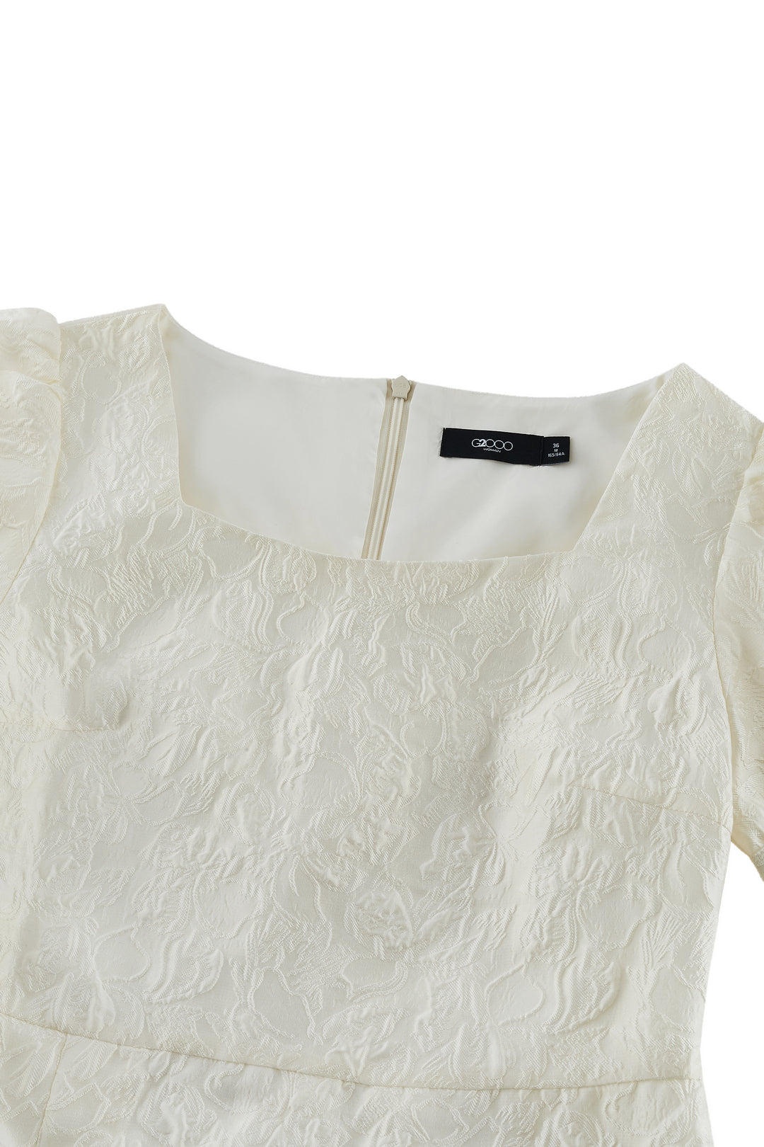 Square Neck Short Sleeve Dress