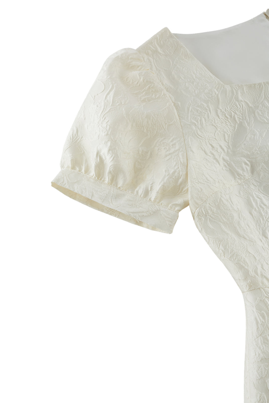 Square Neck Short Sleeve Dress