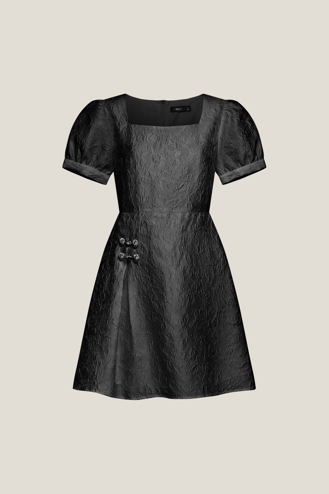 G2000 WOMAN-square-neck-short-sleeve-dress-59236082-Black