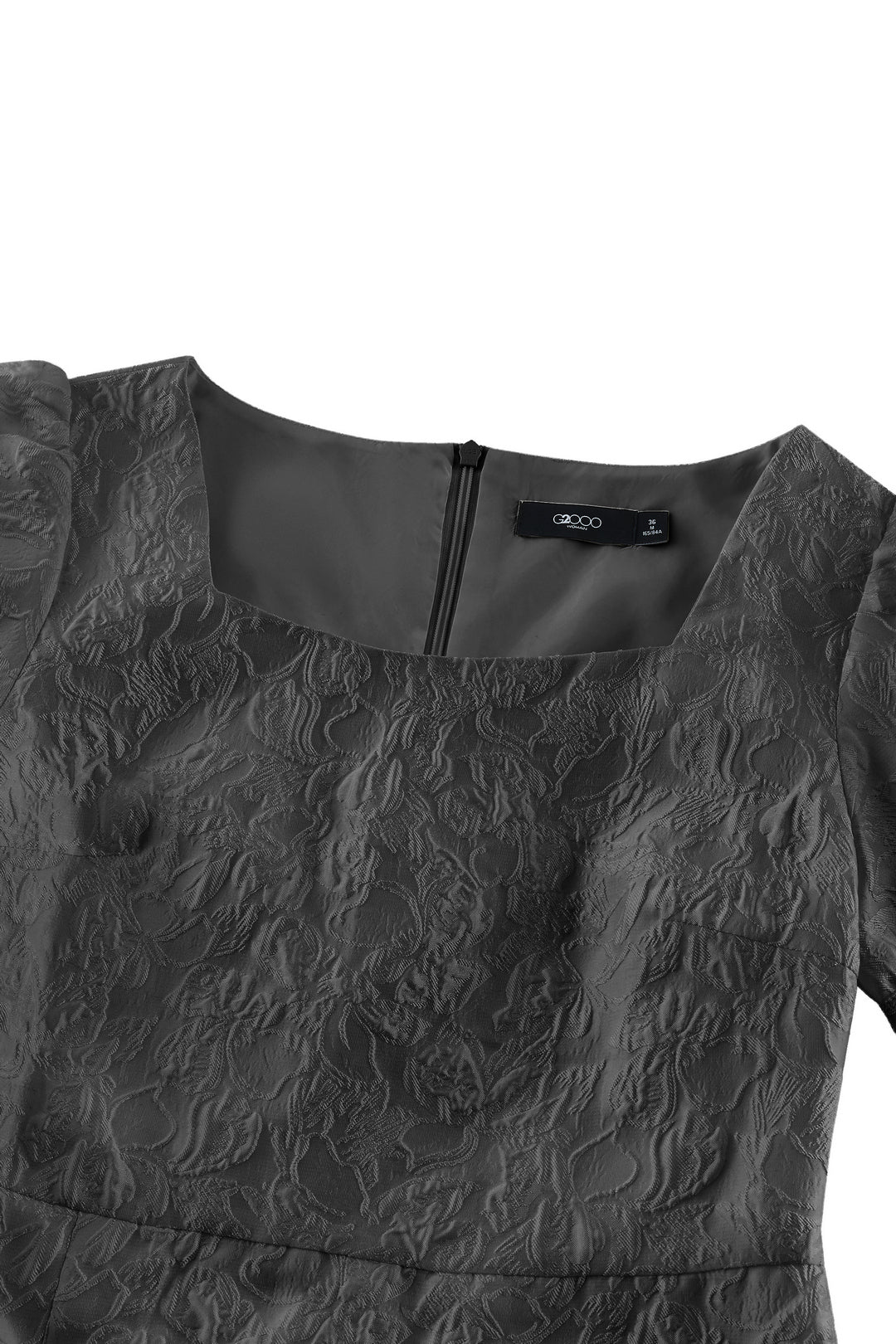 Square Neck Short Sleeve Dress