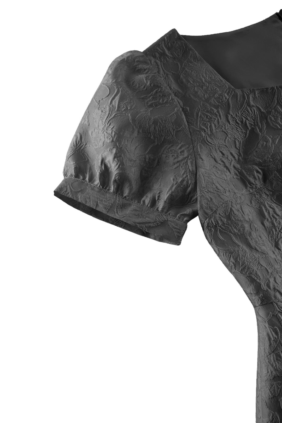 Square Neck Short Sleeve Dress