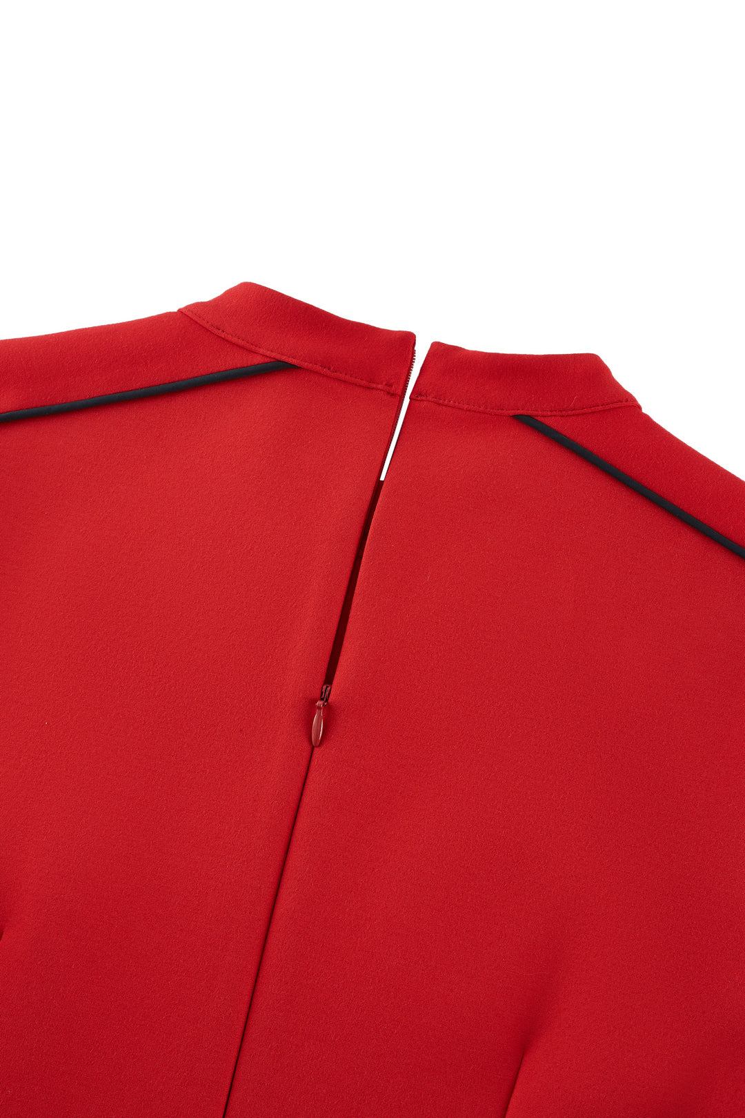 Mandarin Collar Short Sleeve Dress