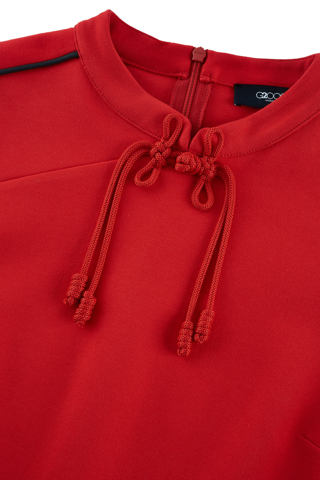 Mandarin Collar Short Sleeve Dress