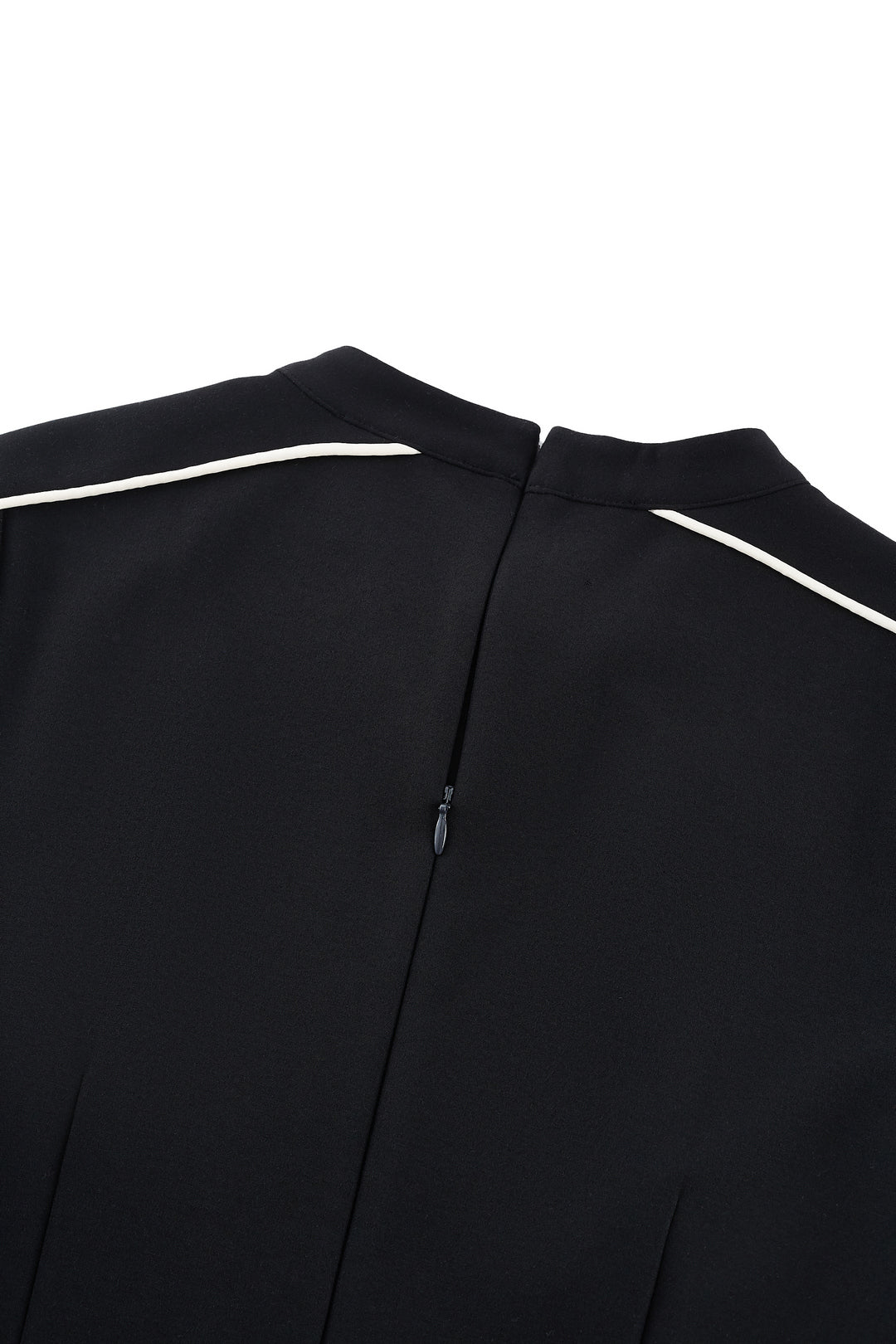 Mandarin Collar Short Sleeve Dress