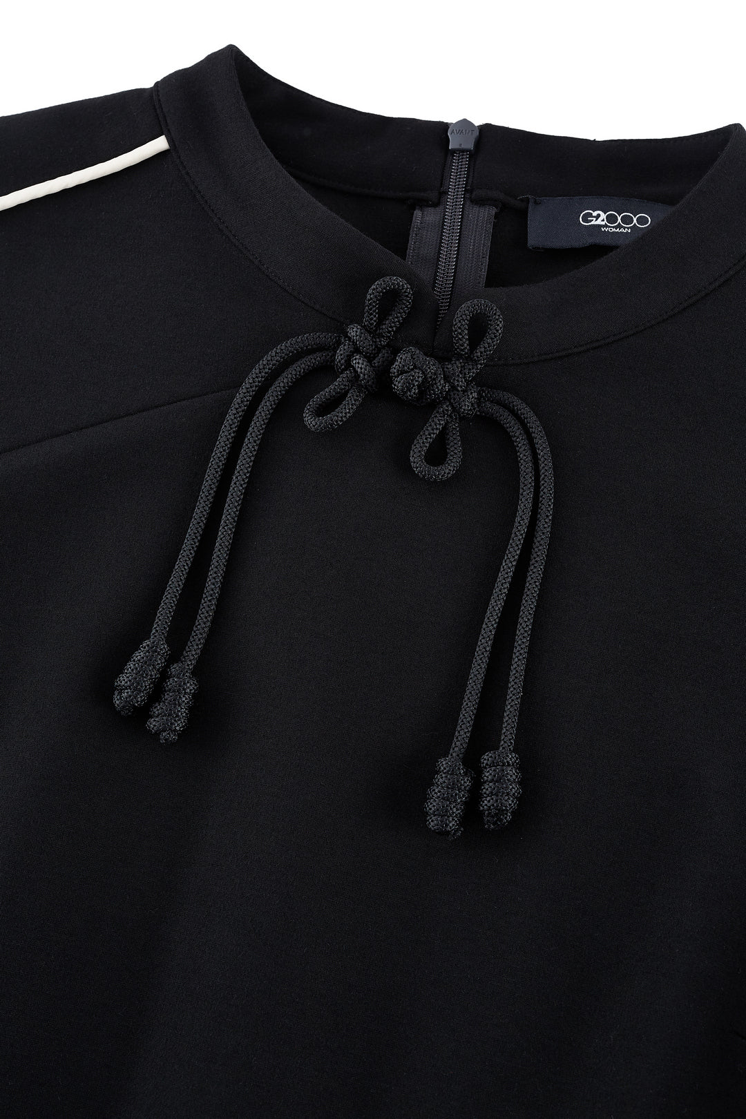 Mandarin Collar Short Sleeve Dress