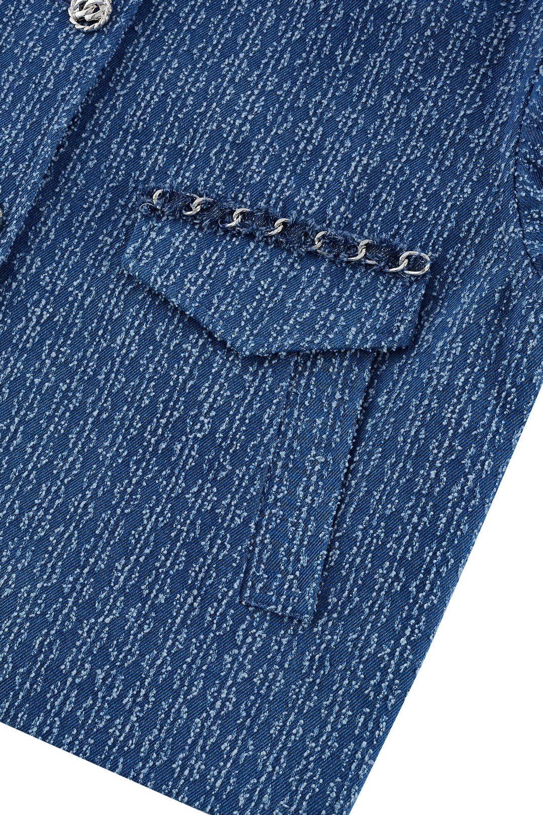 Denim Lapel Collar Jacket