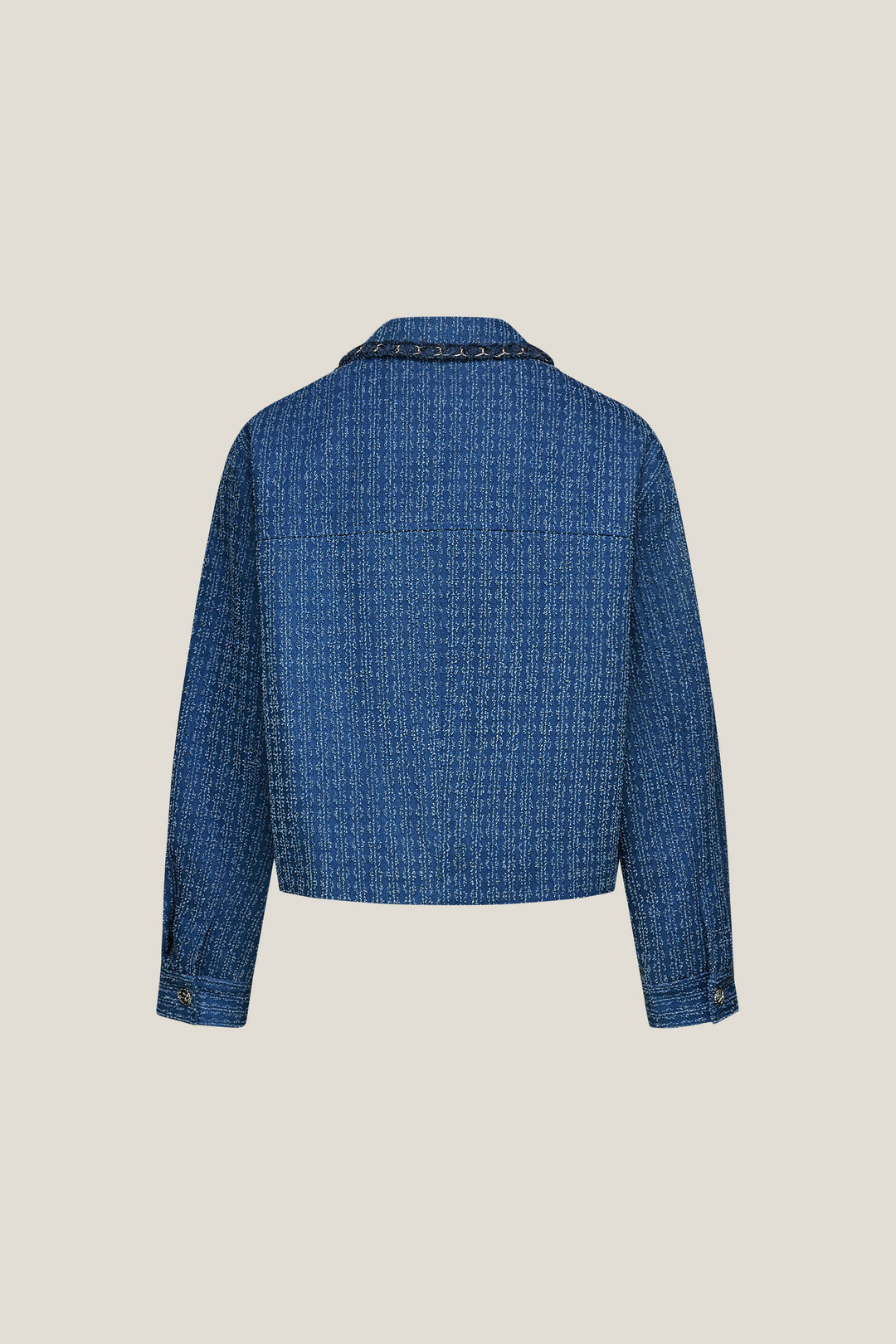 Denim Lapel Collar Jacket