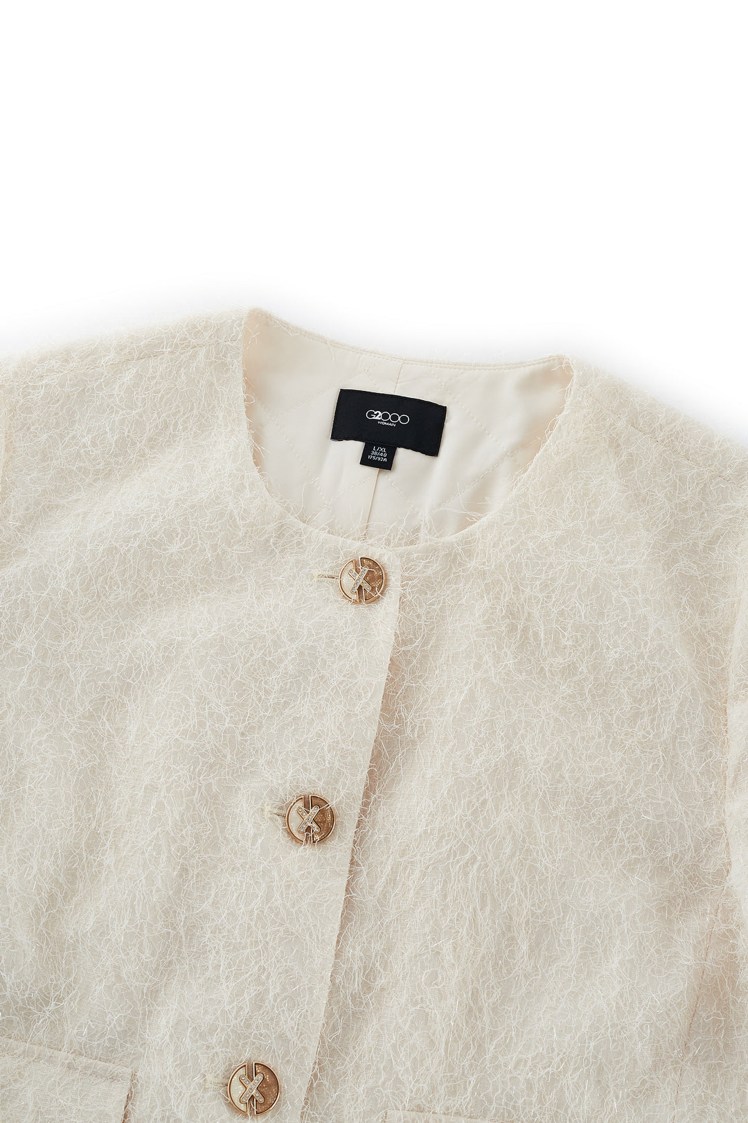 圓領長袖休閒外套