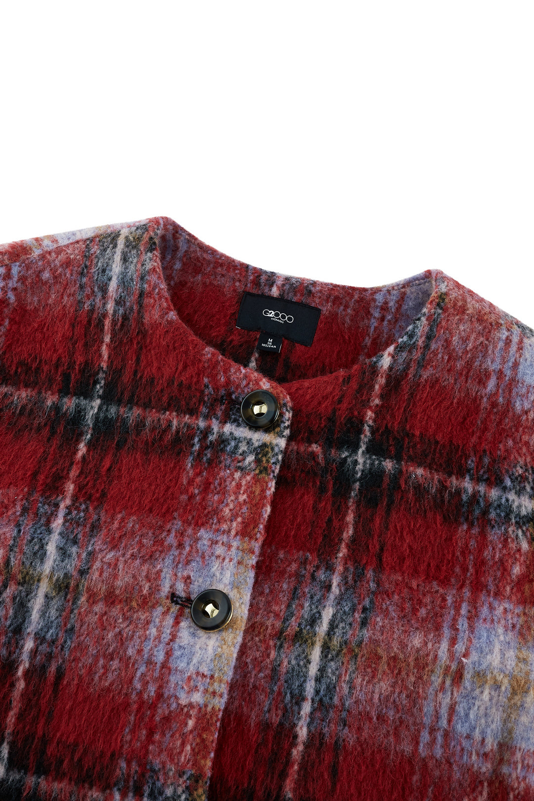 Brushed Round Neck Jacket