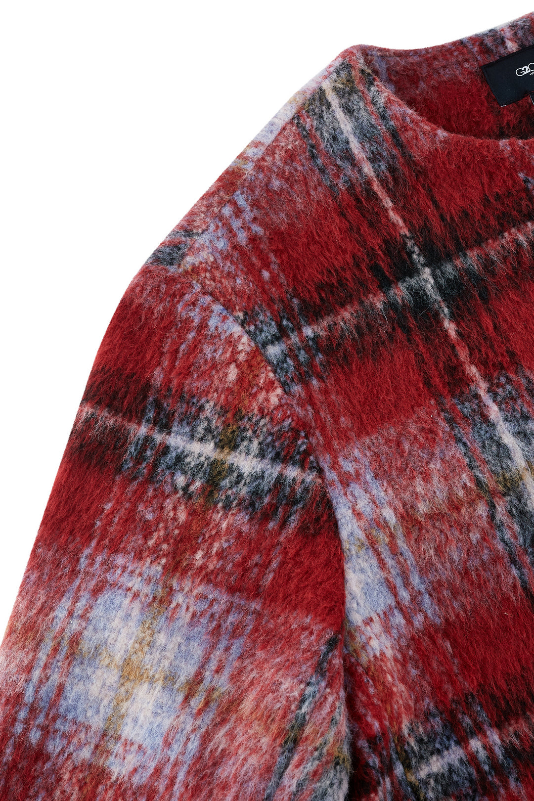 Brushed Round Neck Jacket