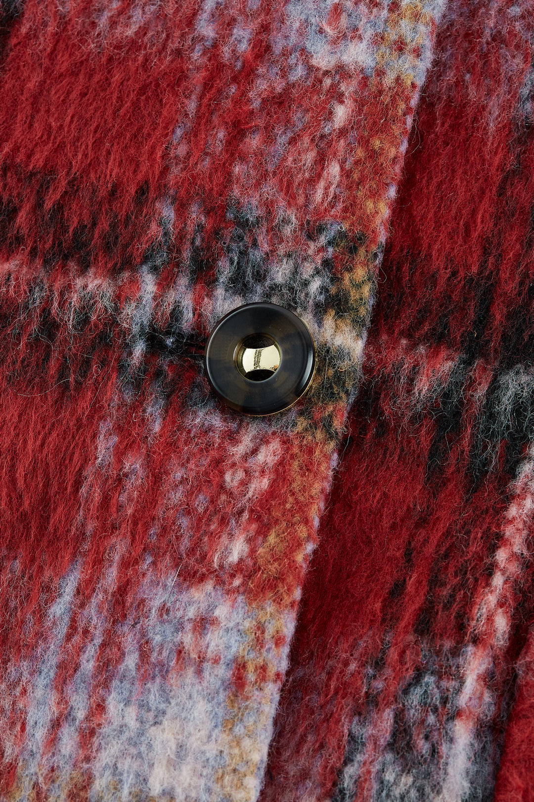 Brushed Round Neck Jacket