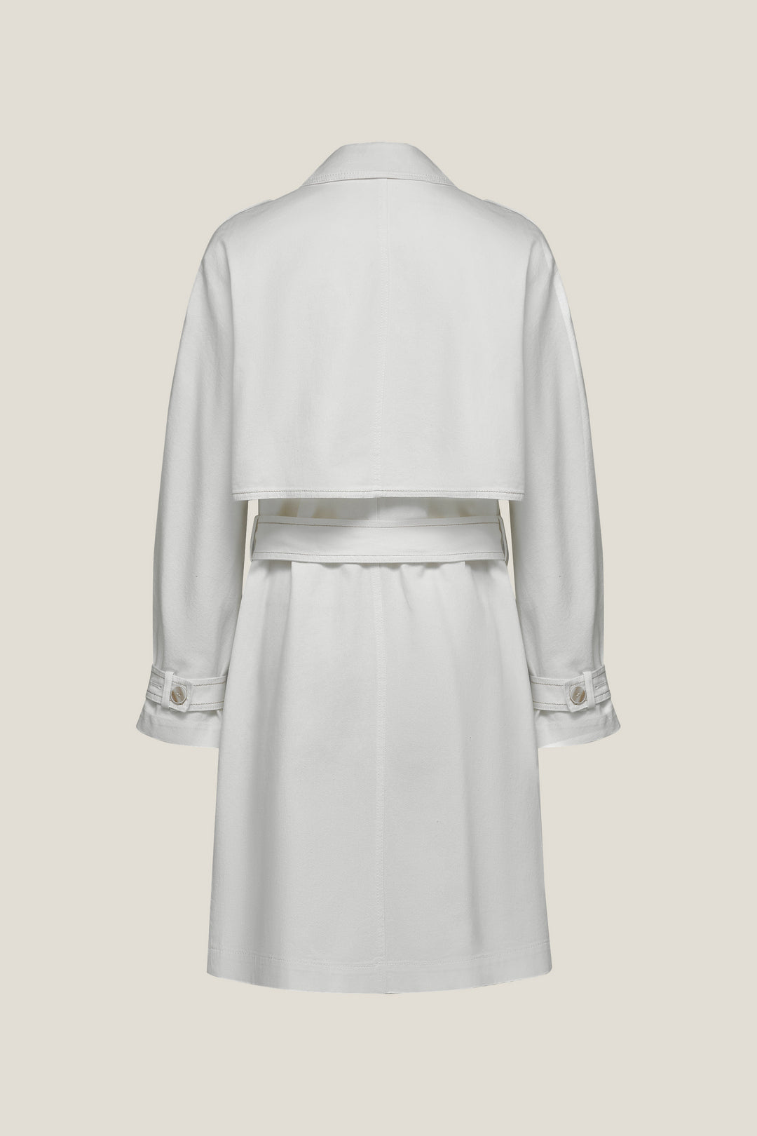 Denim Lapel Collar Coat