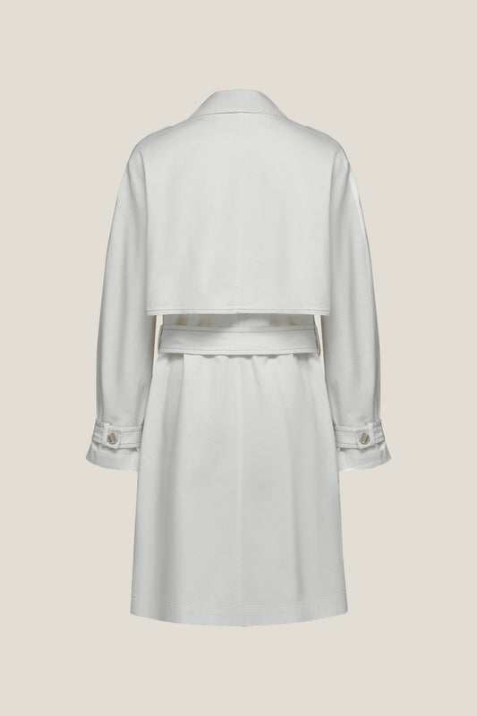 Denim Lapel Collar Coat