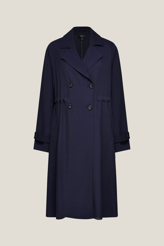 G2000 WOMAN-lapel-collar-long-sleeve-coat-59296020-Blue