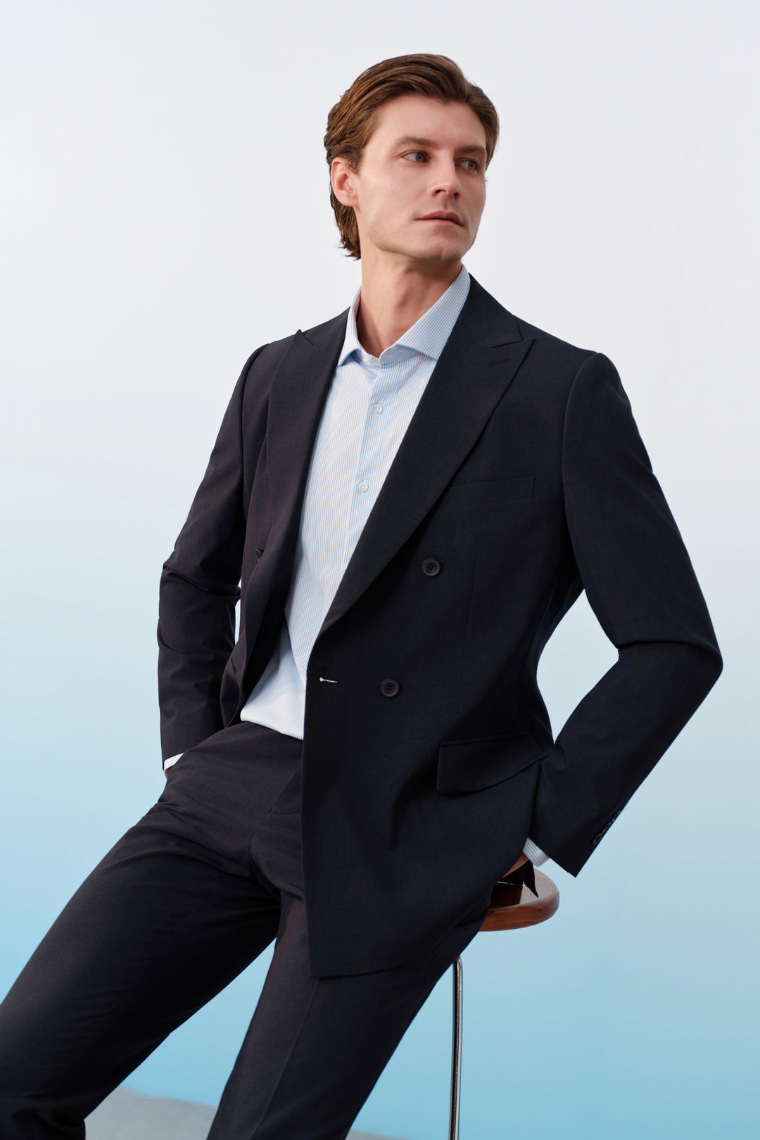 G2000 MAN-three-proof-finish-suit-blazer-61113062-Blue