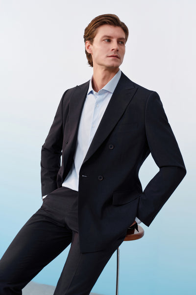 G2000 MAN-three-proof-finish-劍領-suit-blazer-61113062-Blue