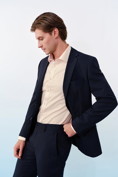 G2000 MAN-machine-washable-標準領-suit-blazer-61113303-Blue