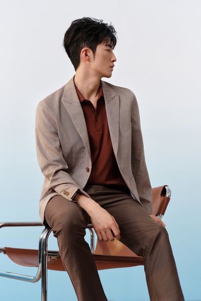 G2000 MAN-machine-washable-劍領-blazer-61119702-Brown