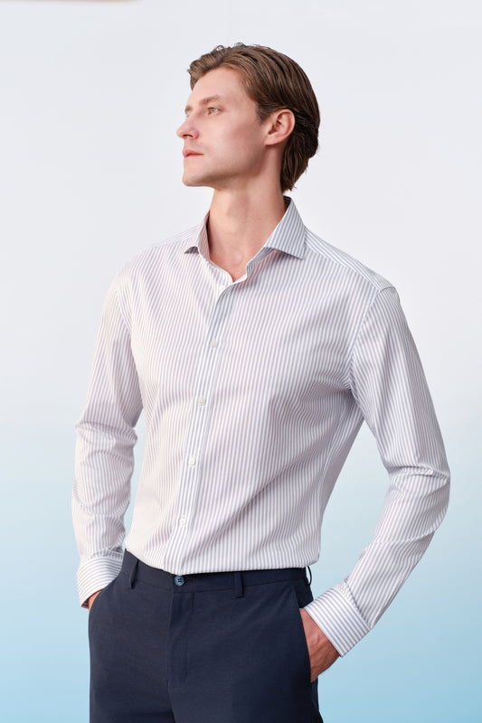 G2000 MAN-non-iron-long-sleeve-dress-shirt-61120293-Grey