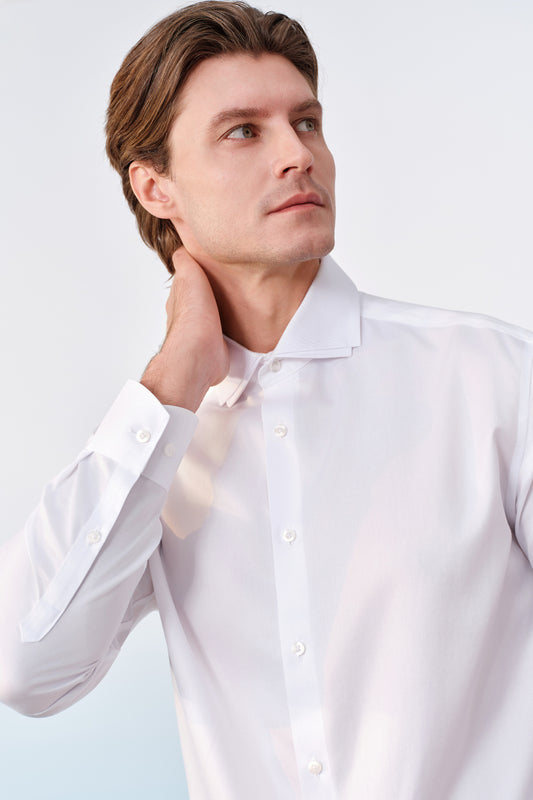 G2000 MAN-non-iron-long-sleeve-dress-shirt-61120392-White