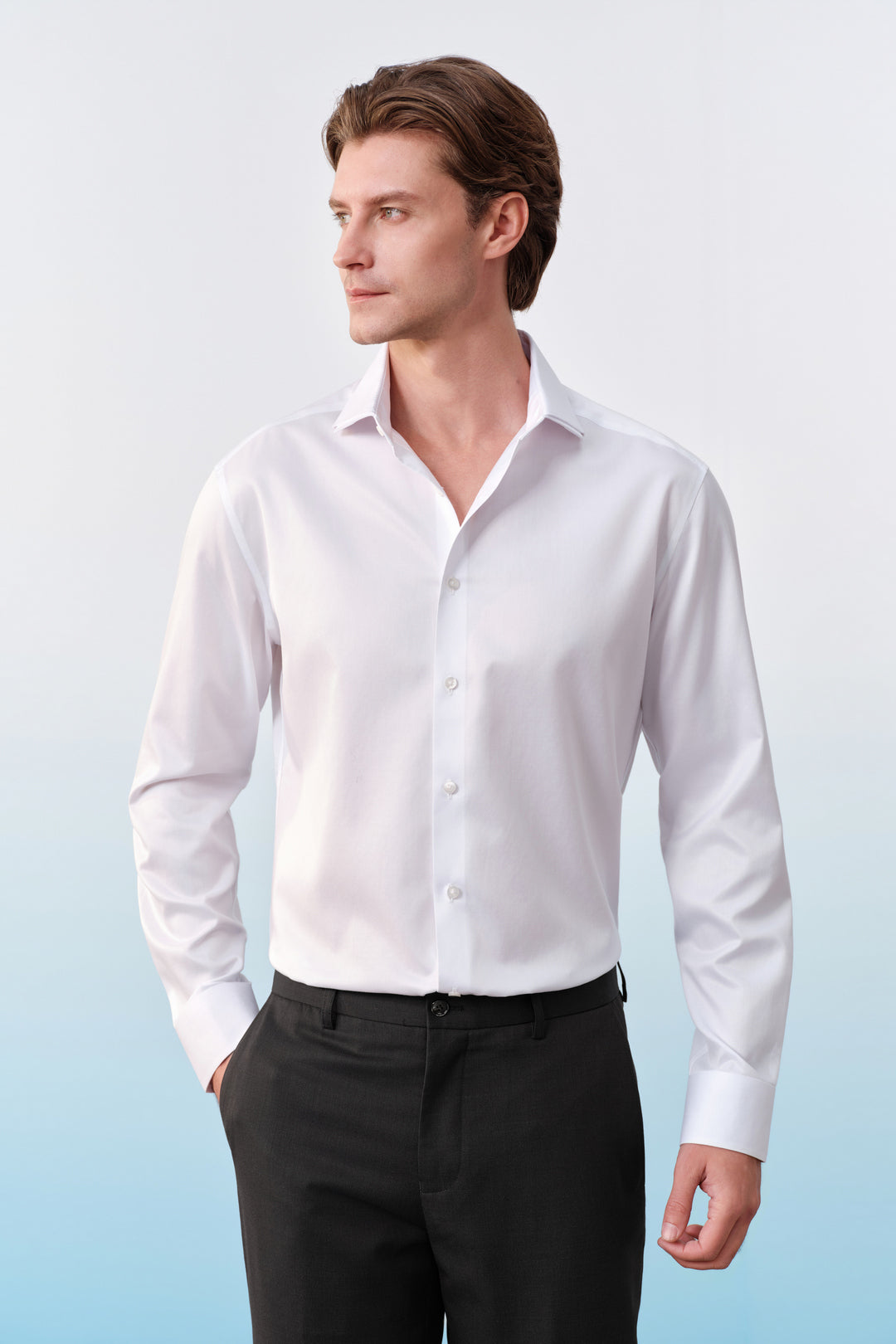 Non-Iron Long-Sleeve Dress Shirt
