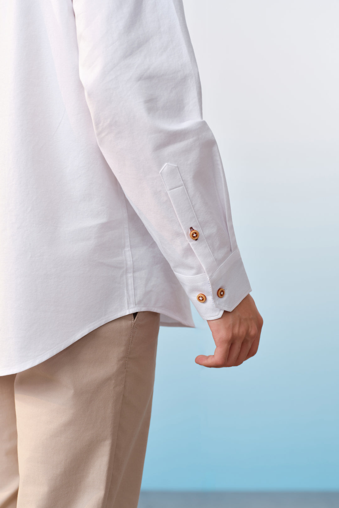 100% Cotton Long-Sleeve Casual Shirt