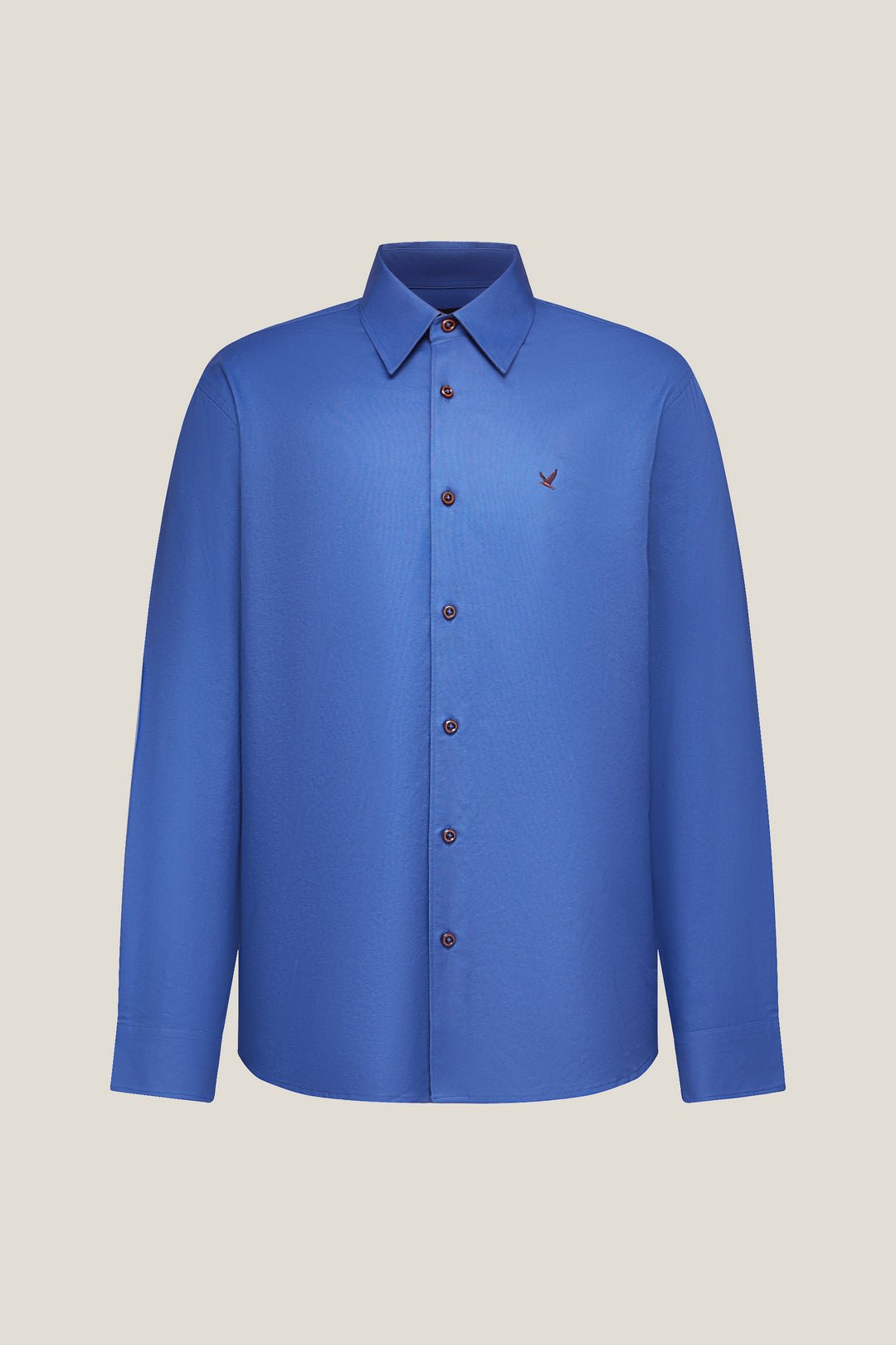 G2000 MAN-100-cotton-long-sleeve-casual-shirt-61120734-Blue