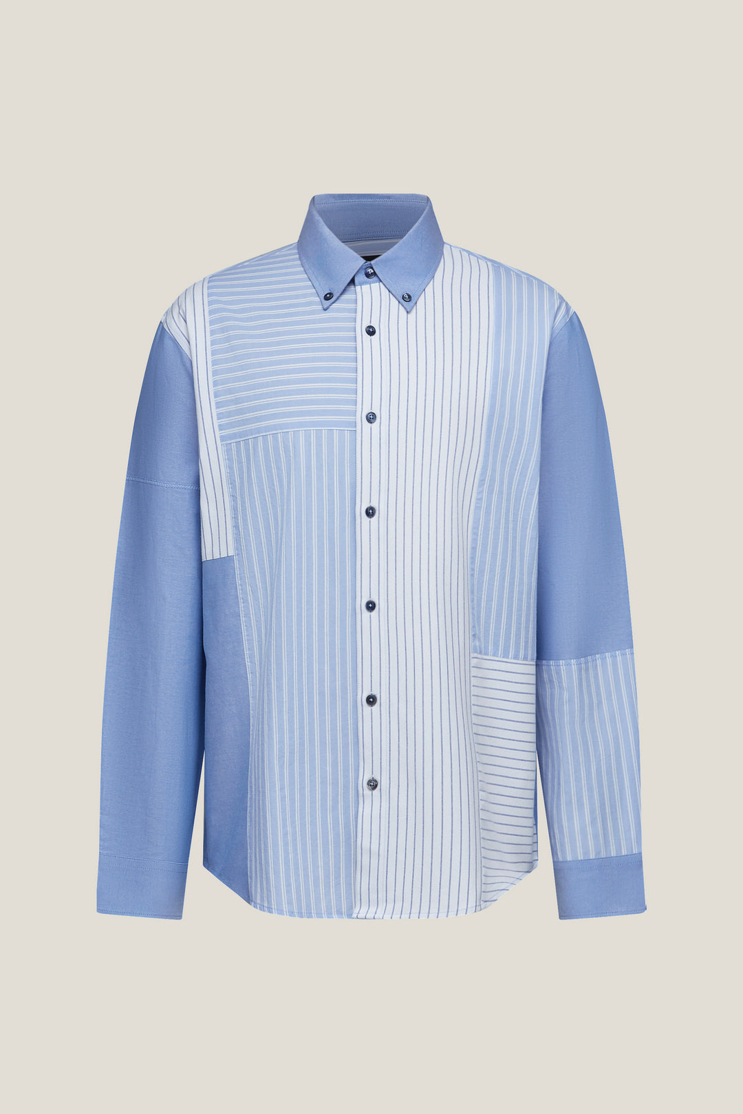 G2000 MAN-100-cotton-long-sleeve-casual-shirt-61120964-Blue