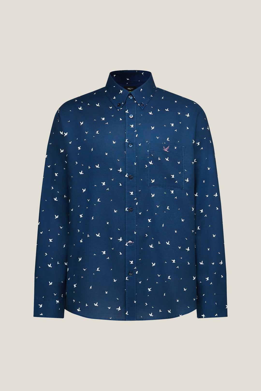 G2000 MAN-non-iron-long-sleeve-casual-shirt-61120994-Blue