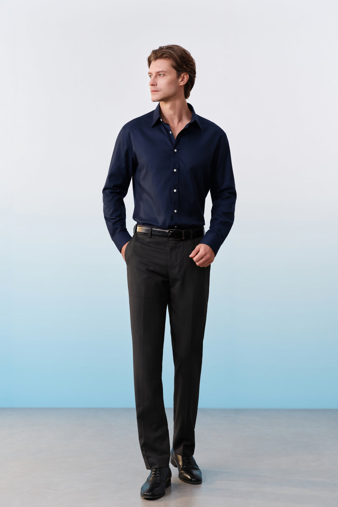 Non-Iron Long-Sleeve Dress Shirt