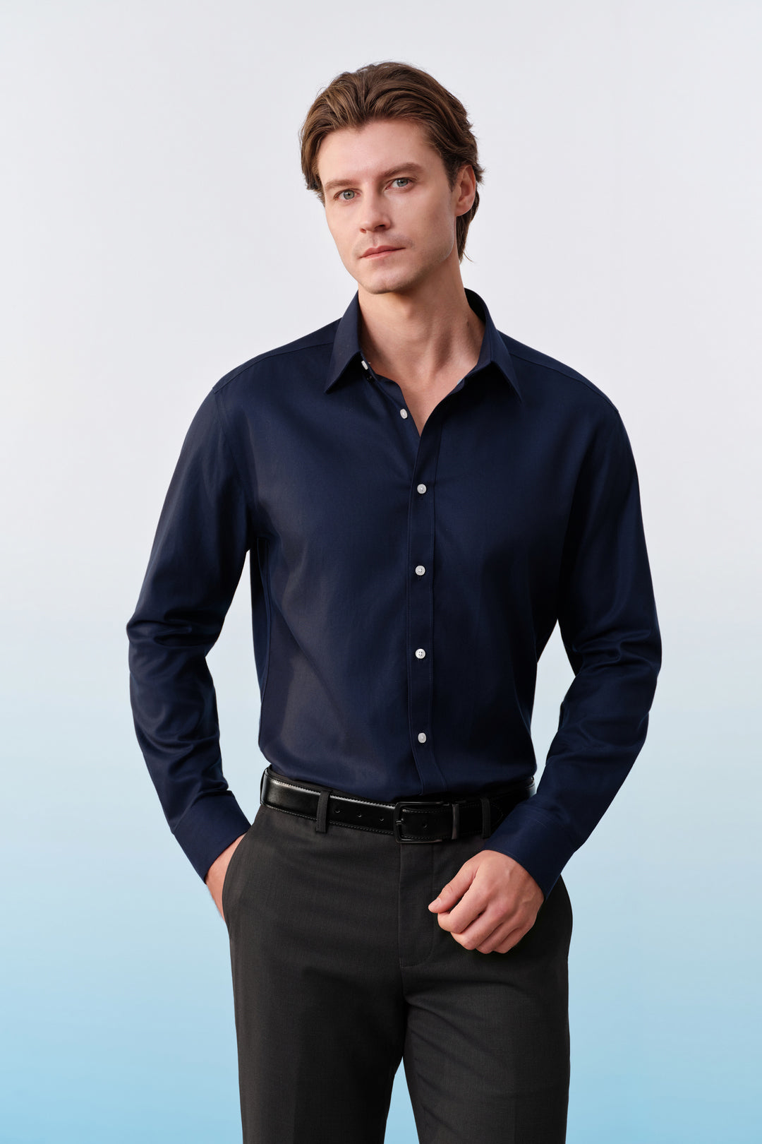 Non-Iron Long-Sleeve Dress Shirt