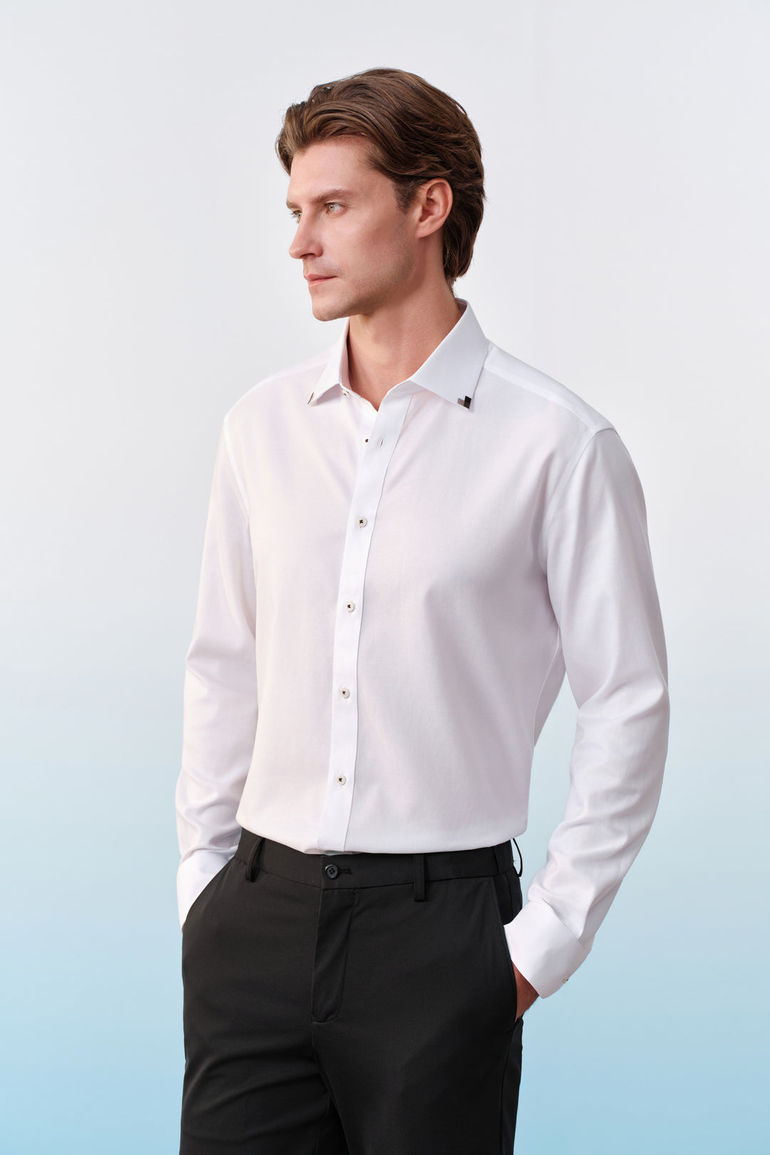Non-Iron Long-Sleeve Dress Shirt