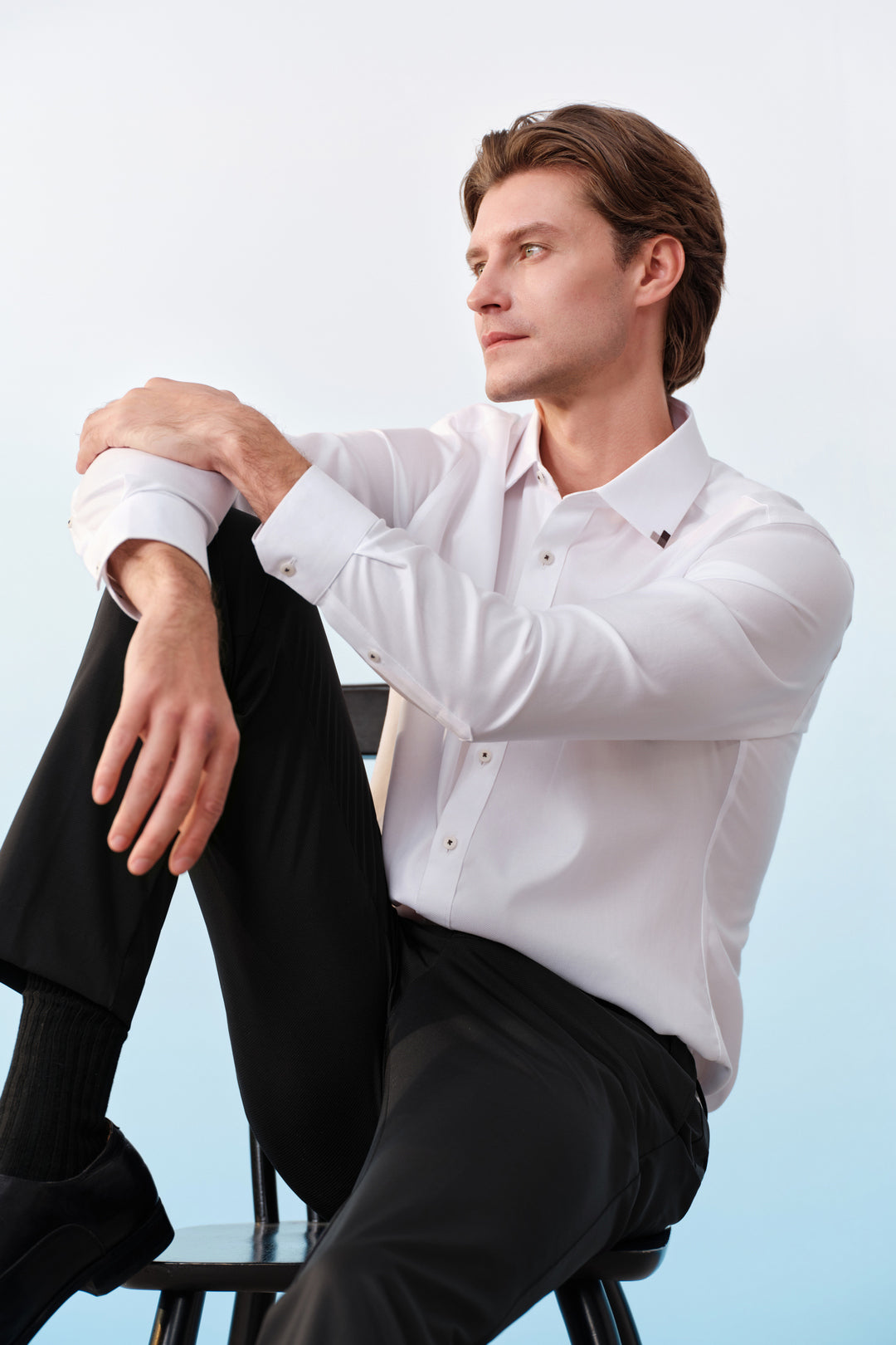 Non-Iron Long-Sleeve Dress Shirt