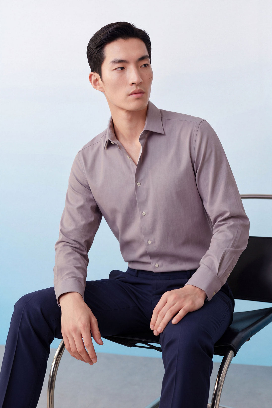 Non-Iron 長袖商務恤衫