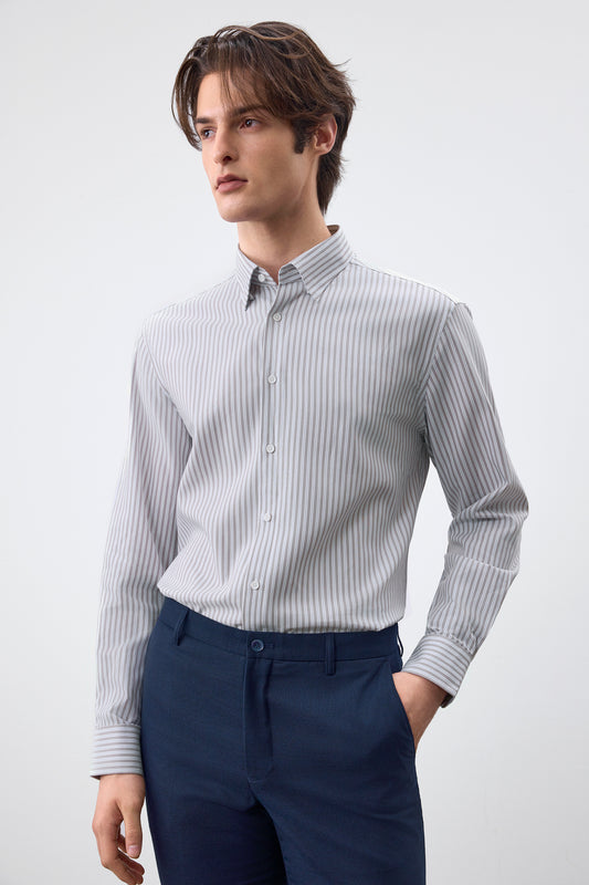 G2000 MAN-non-iron-long-sleeve-dress-shirt-61123042-Blue