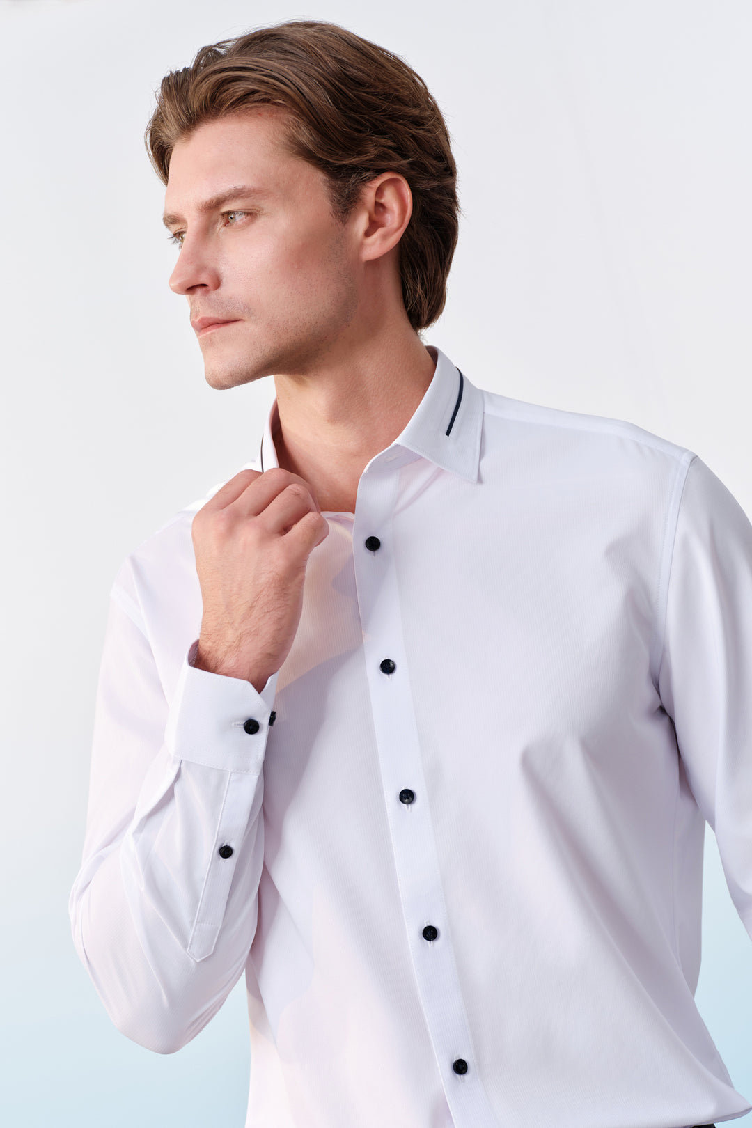 G2000 MAN-non-iron-long-sleeve-dress-shirt-61123402-White