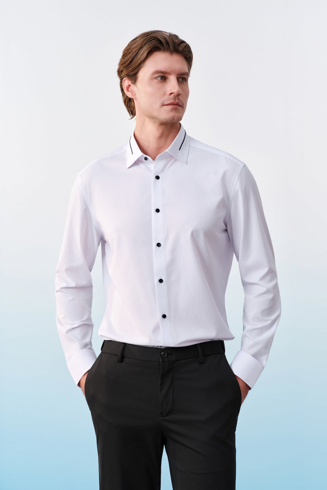 Non-Iron Long-Sleeve Dress Shirt