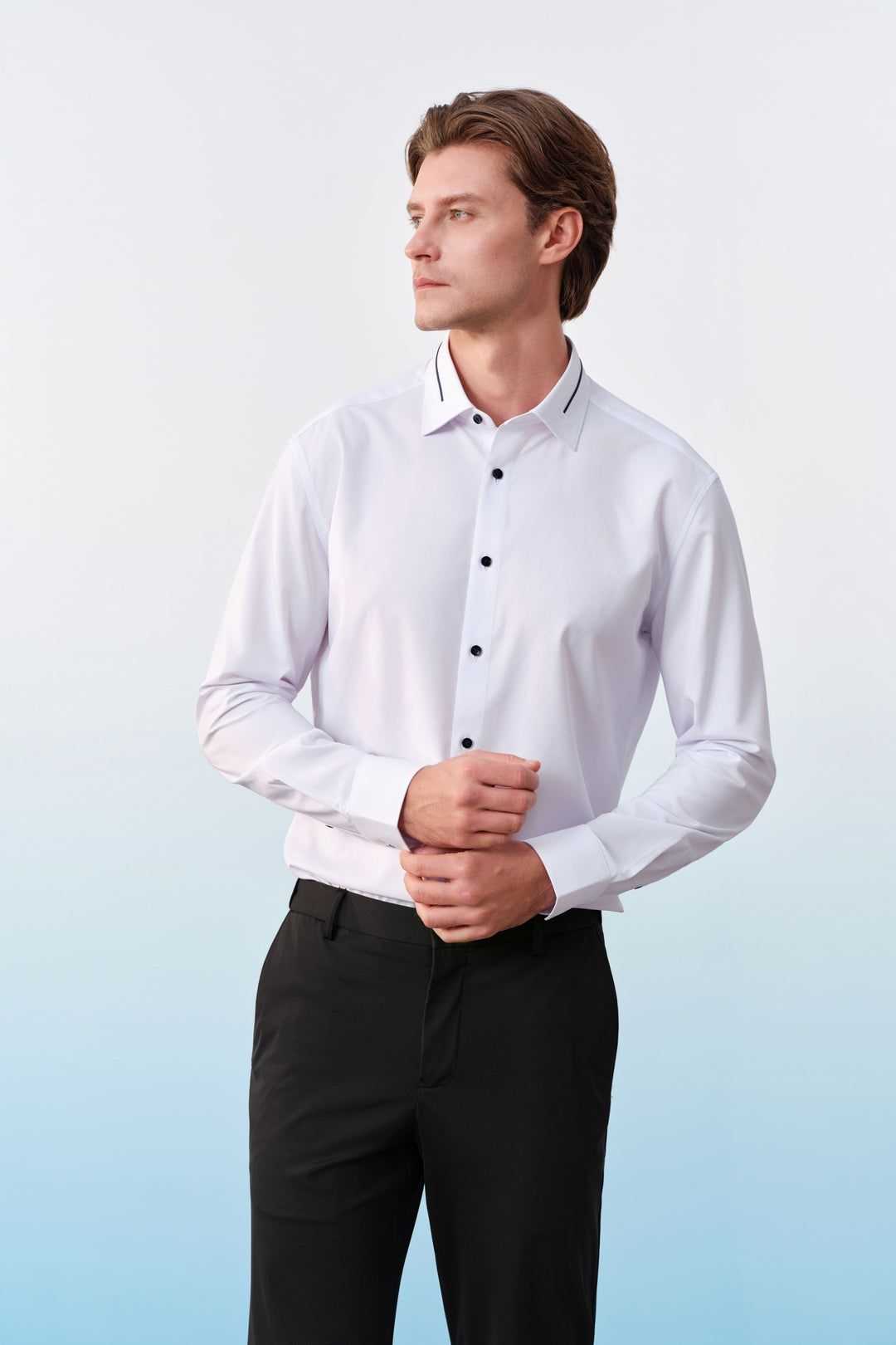 Non-Iron Long-Sleeve Dress Shirt